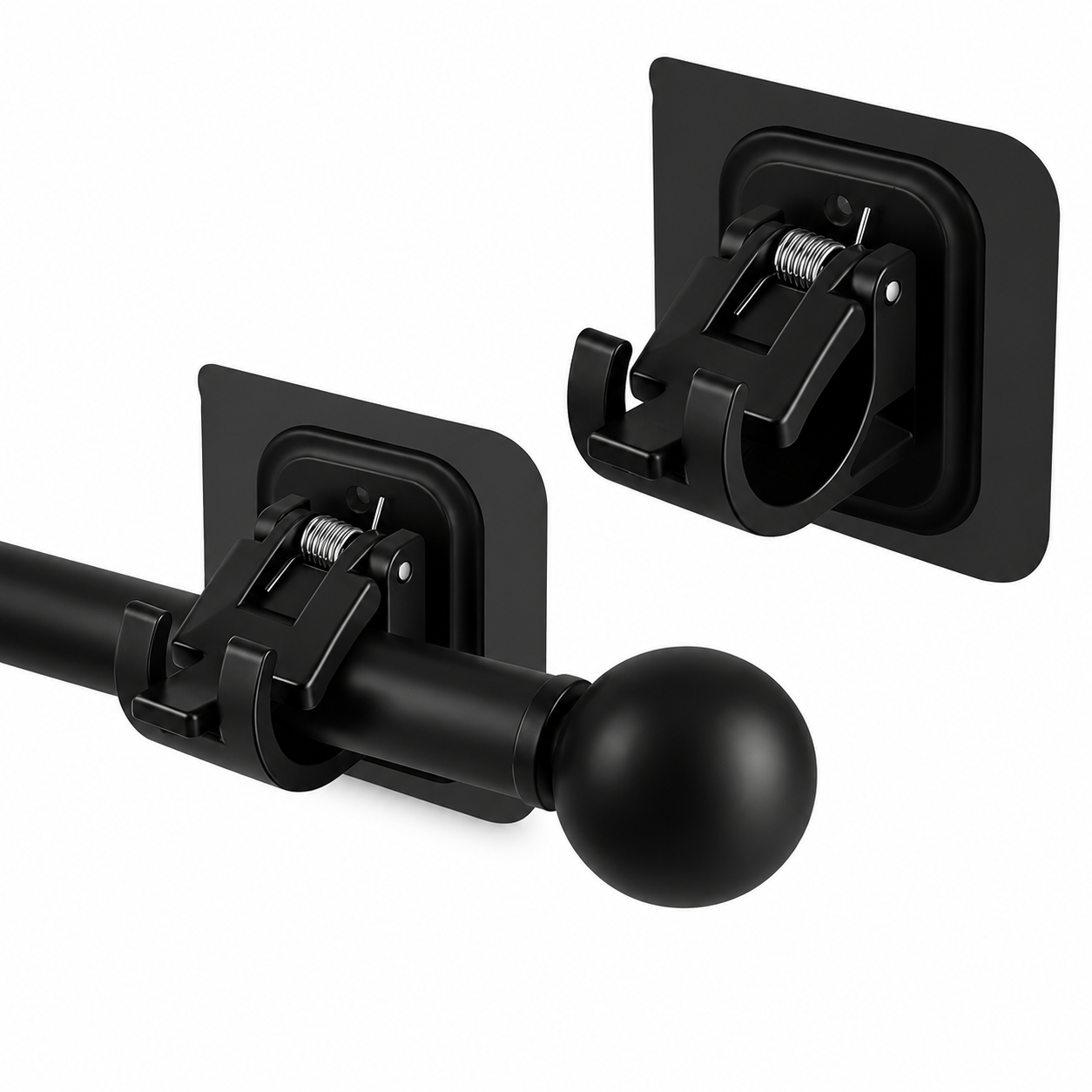 EasyMount No-Drill Curtain Rod Brackets
