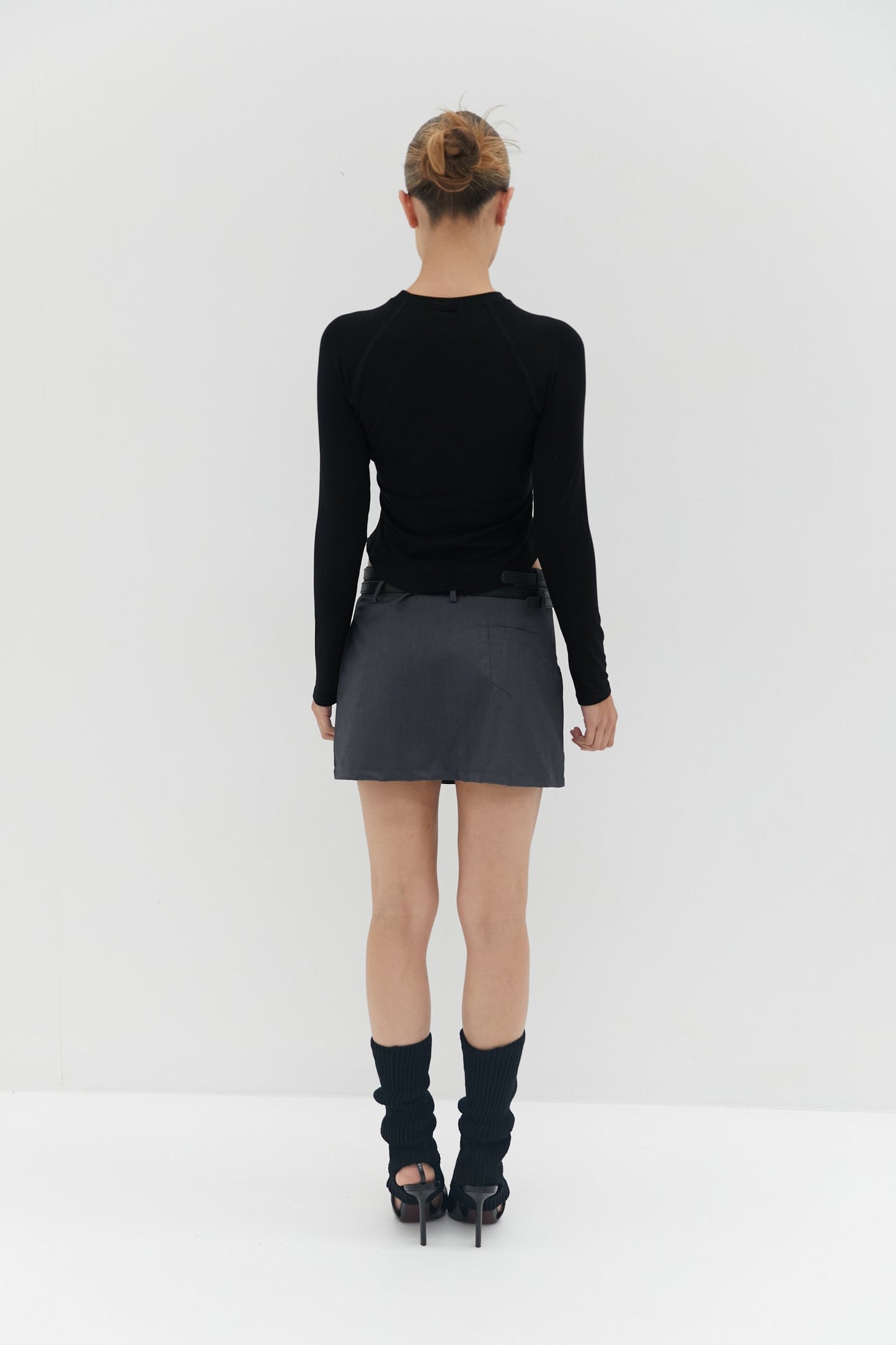 Minirock mit Doppelgürtel