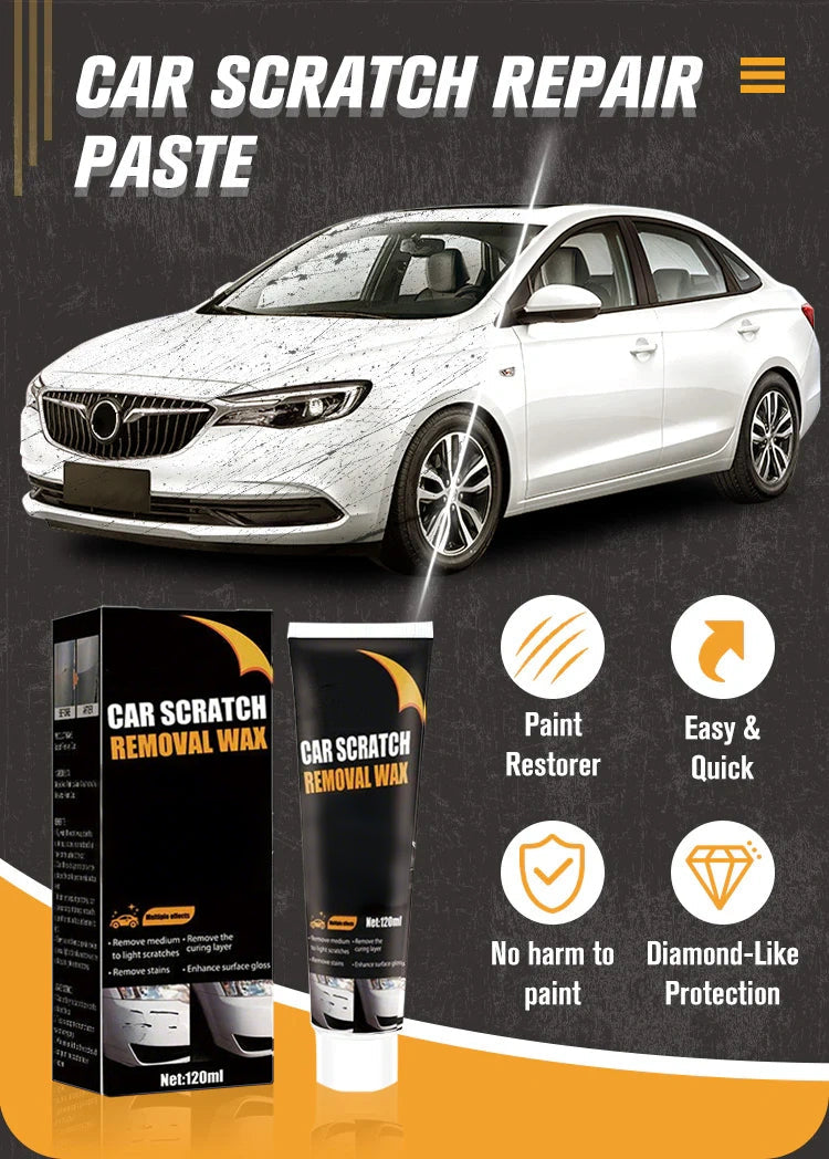 Car Scratch Repair Paste– Easy Application, Quick Drying & Invisible Finish 🔧