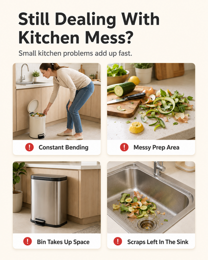 🔥While Supplies Last 48% OFF!🎉 Folding Hanging Kitchen Waste Trash Can