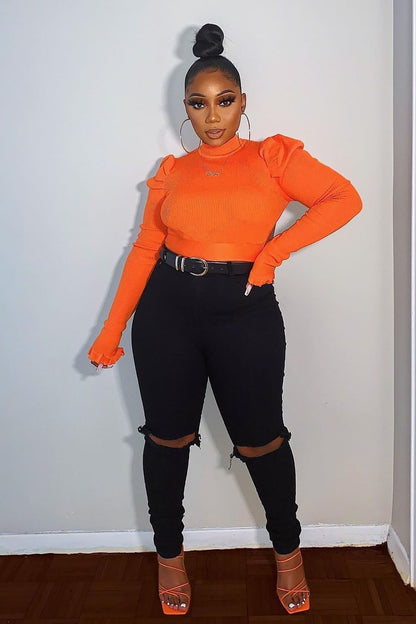 Skinny-Jeans mit schmaler Taille - Schwarz