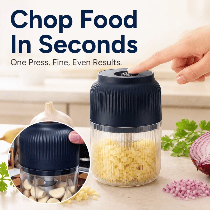 Cordless Mini Food Chopper | Chop, Mince & Prep in Seconds