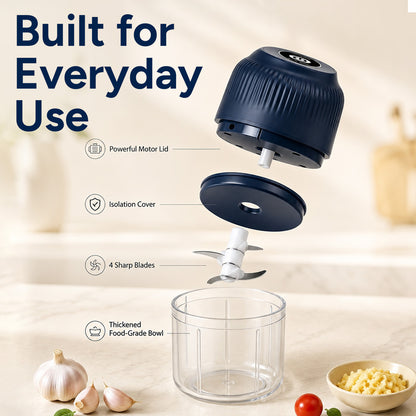 Cordless Mini Food Chopper | Chop, Mince & Prep in Seconds
