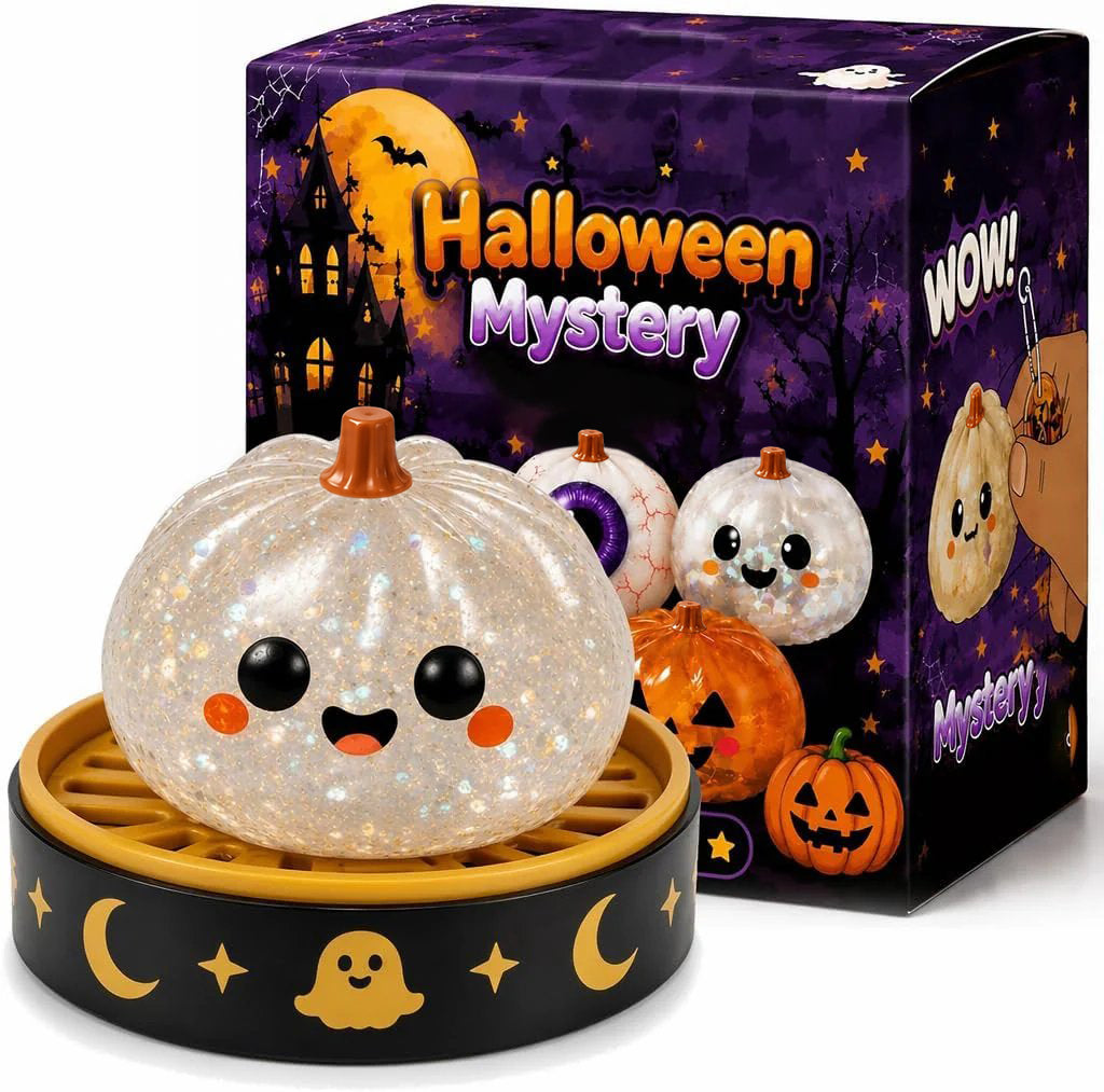 🎃🎃🎃👻   Adorable Halloween Ghost Squishies You Can't Put Down! 🖐️