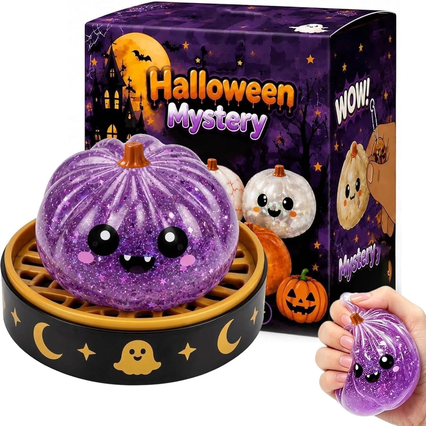 🎃🎃🎃👻   Adorable Halloween Ghost Squishies You Can't Put Down! 🖐️