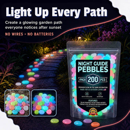 Turn Your Garden Into a Glowing Night Path