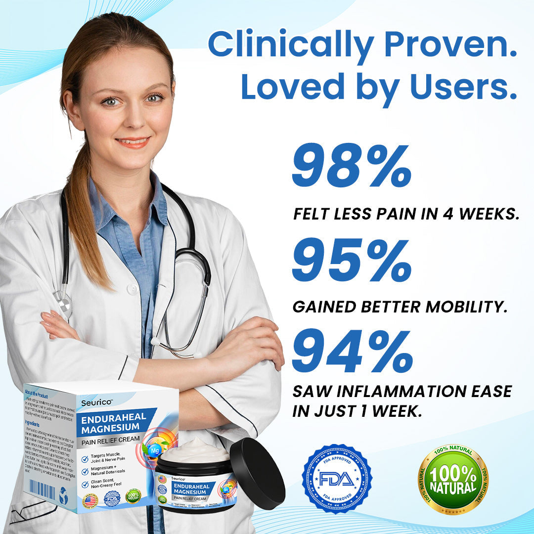 Seurico™ EnduraHeal Magnesium Cream 💪 — Fast Relief for Joints & Muscles