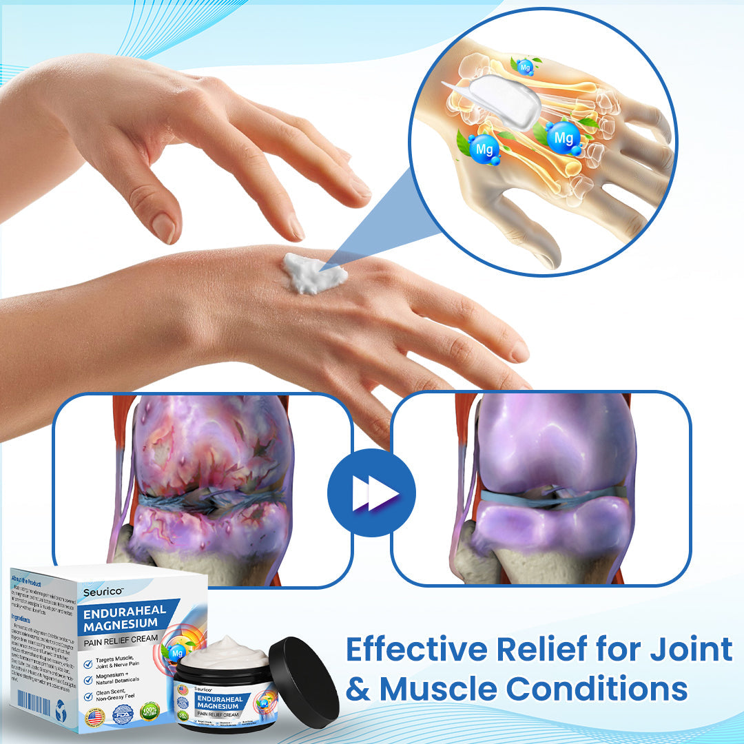 Seurico™ EnduraHeal Magnesium Cream 💪 — Fast Relief for Joints & Muscles