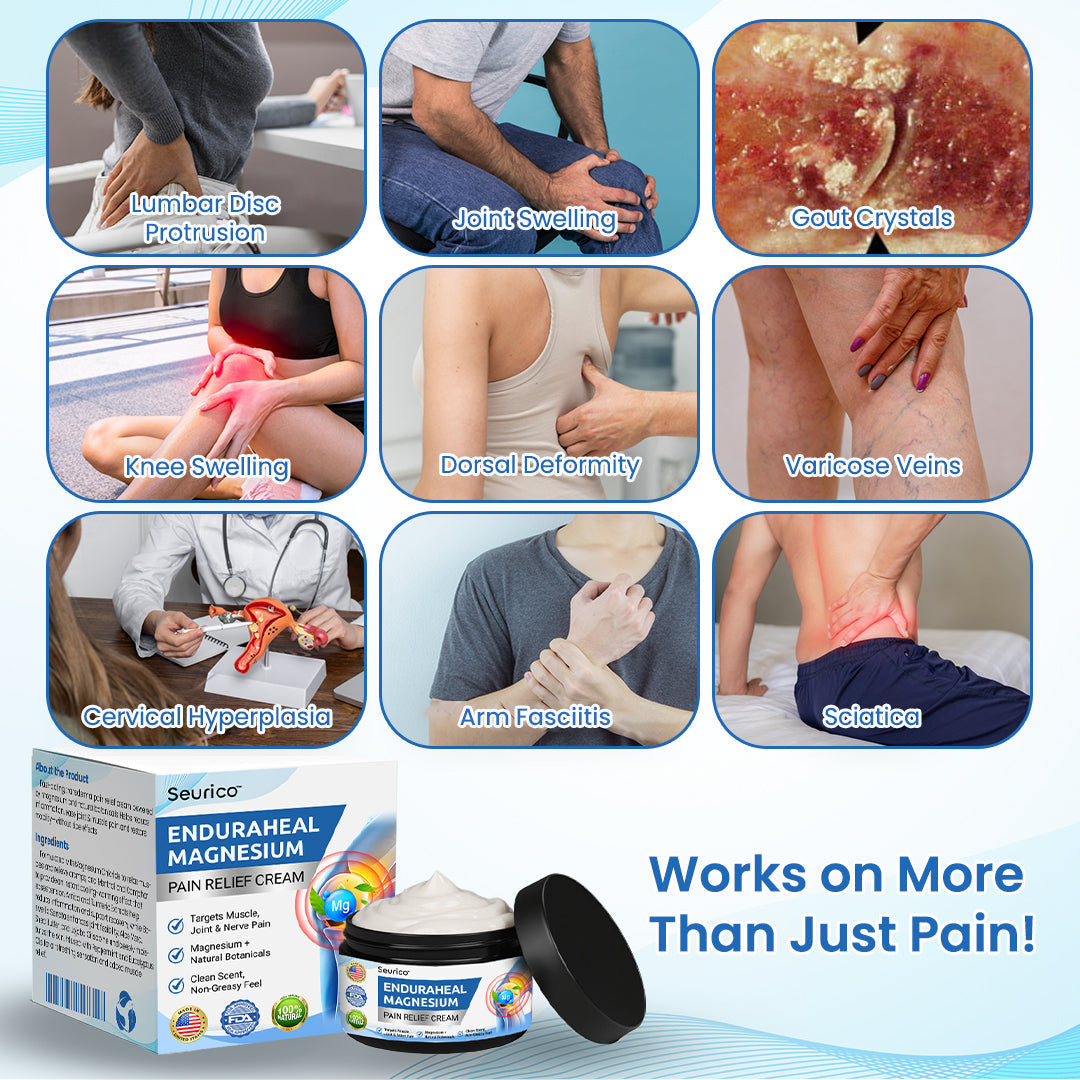 Seurico™ EnduraHeal Magnesium Cream 💪 — Fast Relief for Joints & Muscles