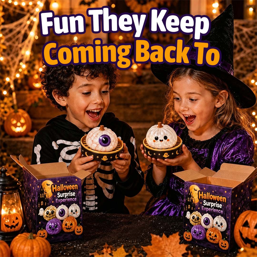 🎃🎃🎃👻   Adorable Halloween Ghost Squishies You Can't Put Down! 🖐️