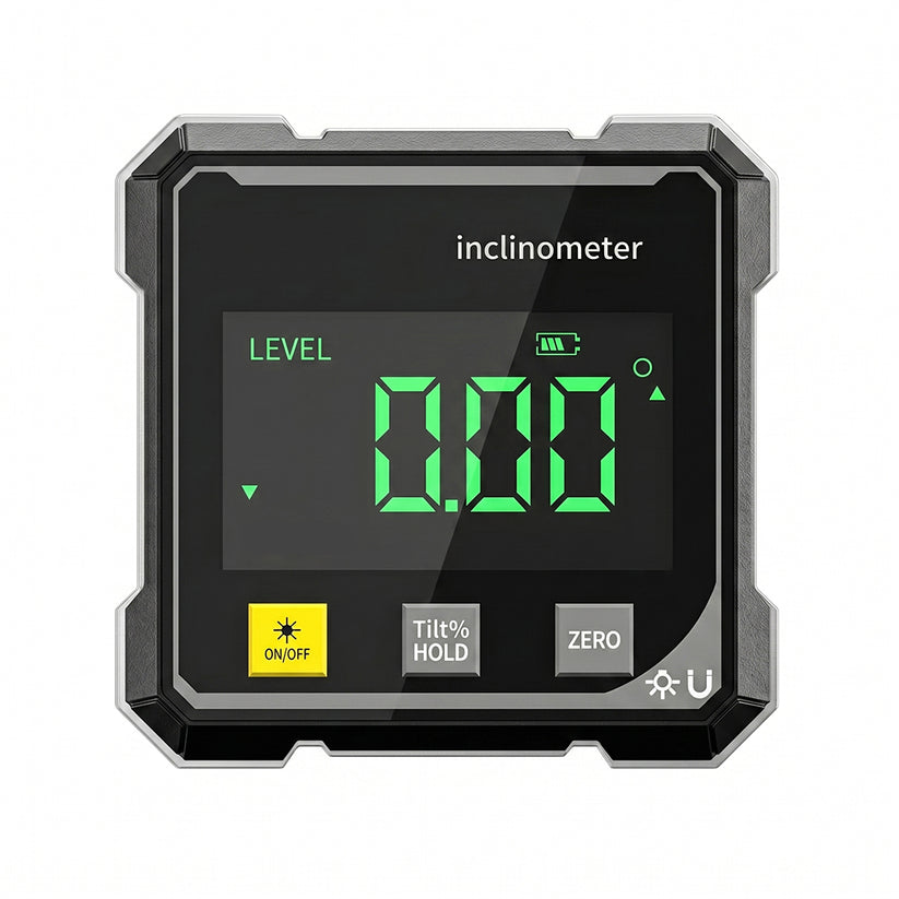 Magnetic digital angle finder with laser