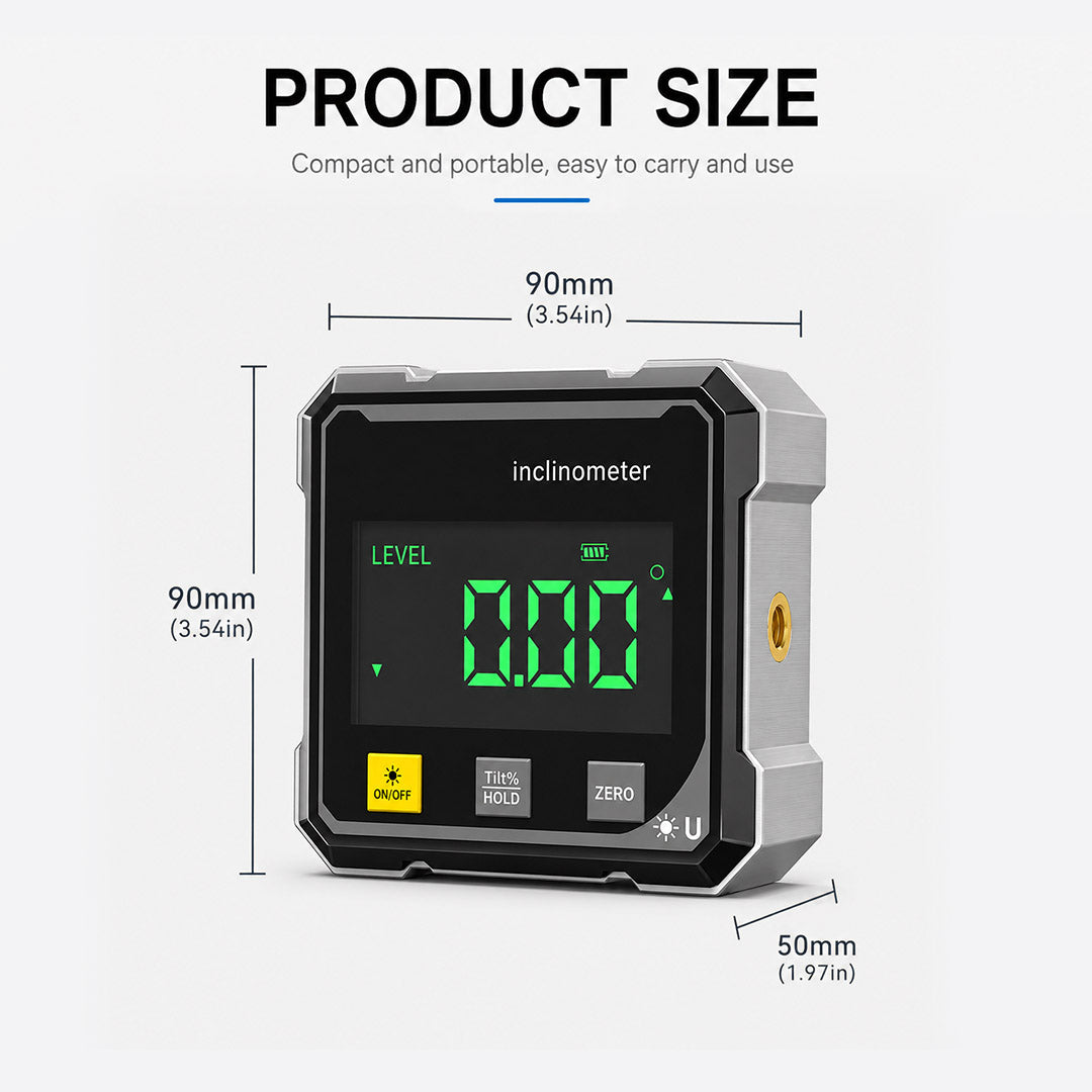 2025 Hot Sale 50% OFF💥Magnetic Digital Angle Finder with Electronic Laser