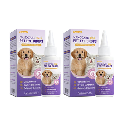 👩‍⚕️ Zakdavi™ NanoCare Pet Eye Drops ☑️ FDA Approved | Relieves Conjunctivitis, Dry Eyes, Cataracts, and Keratitis