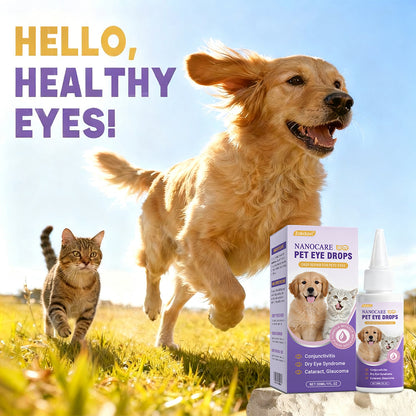 👩‍⚕️ Zakdavi™ NanoCare Pet Eye Drops ☑️ FDA Approved | Relieves Conjunctivitis, Dry Eyes, Cataracts, and Keratitis