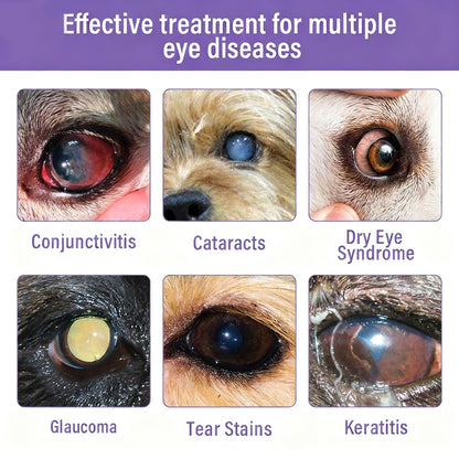 NanoCare Pet Eye Drops-Relieves Conjunctivitis, Dry Eyes, Cataracts, and Keratitis