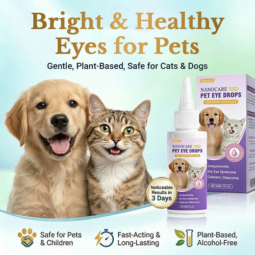 Zakdavi™ NanoCare Pet Eye Drops-Relieves Conjunctivitis, Dry Eyes, Cataracts, and Keratitis