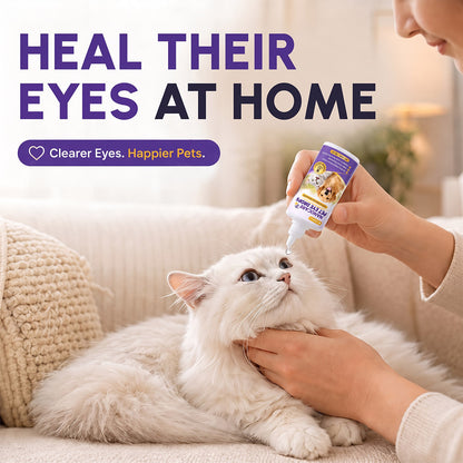 NanoCare Pet Eye Drops-Relieves Conjunctivitis, Dry Eyes, Cataracts, and Keratitis🐶