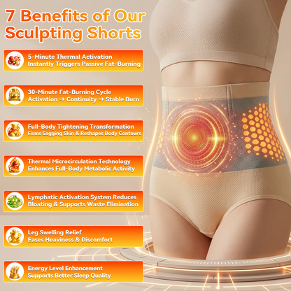 Moringa & Berberine 5-In-1 Micro-Particle sculpting & Fat-Burn shorts