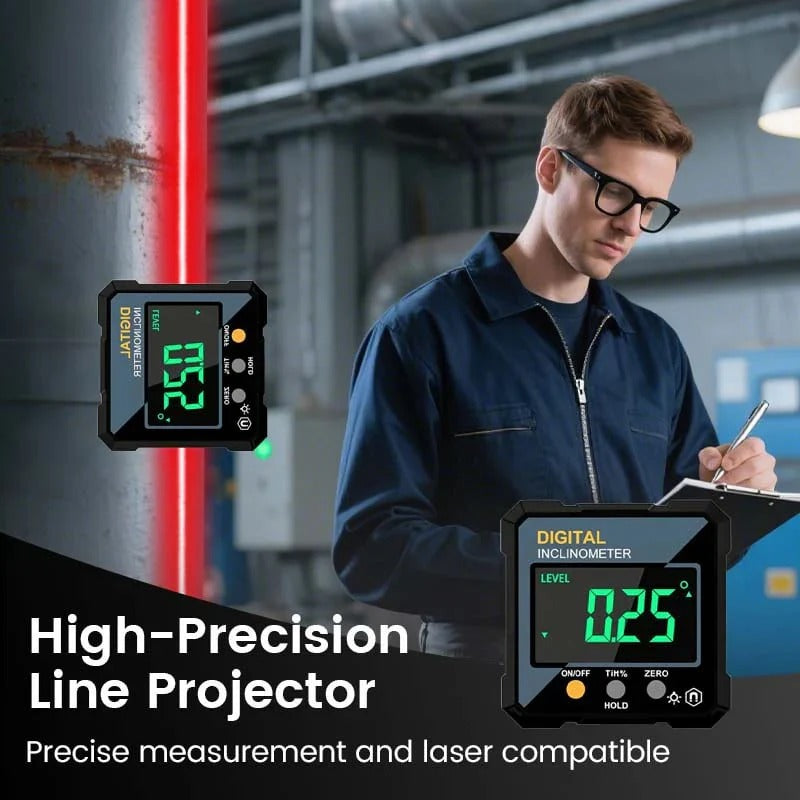 2026 Hot Sale 50% OFF💥Magnetic Digital Angle Finder with Electronic Laser