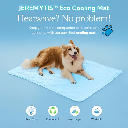 ❄️JEREMYTIS™ Eco Cooling Mat – 4x Cooling Power for Pets! 🐶🌿 Limited-Time Offer ！