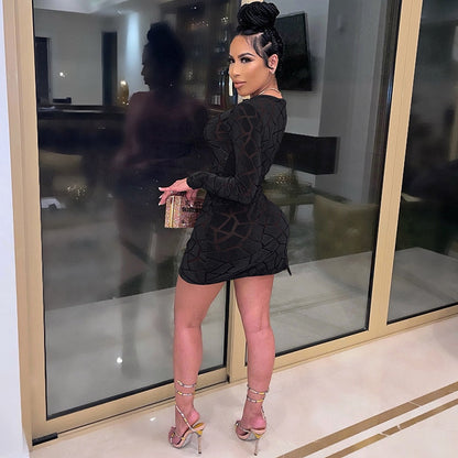 Minikleid mit Reißverschluss