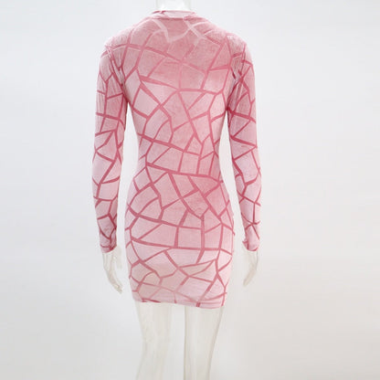 Minikleid mit Reißverschluss